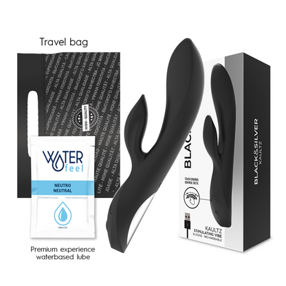 SVART & SILVER - KAULTZ BERÖRINGSKONTROLLERAD VIBRATOR
