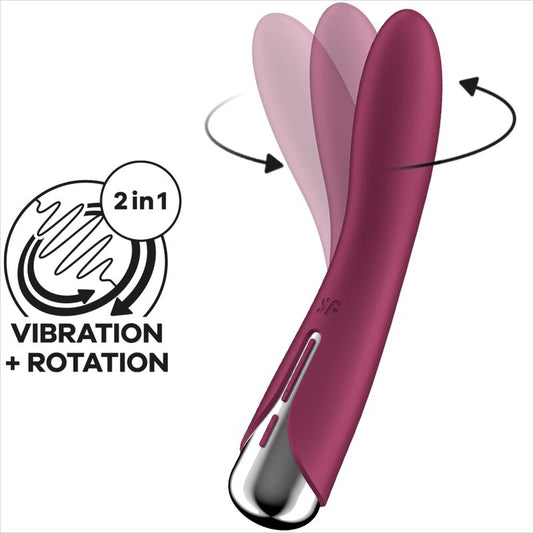 SATISFYER - SPINNING VIBE 1 G-PUNKTSVIBRATOR RÖD