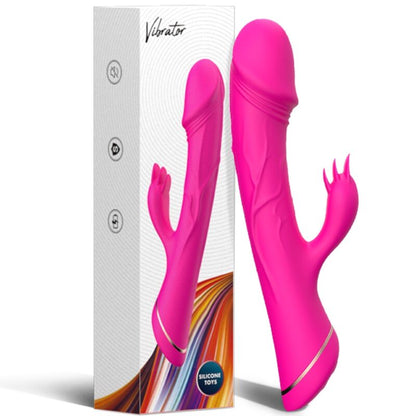 ARMONY - DILDO VIBRATOR KANIN SILIKON FUCHSIA