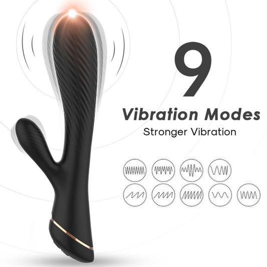 ARMONY - VIBRATOR RABBIT SILIKON SVART