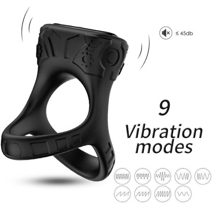 ARMONY - RINGVIBRATOR OCH MULTIPOSITION SVART