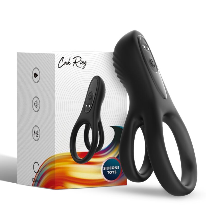 ARMONY - DUBBEL RINGVIBRATOR SVART
