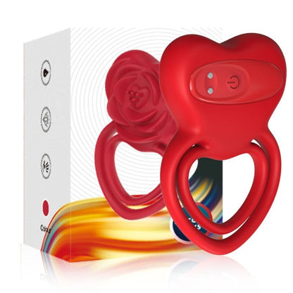 ARMONY - RINGVIBRATOR HJÄRTA RÖD