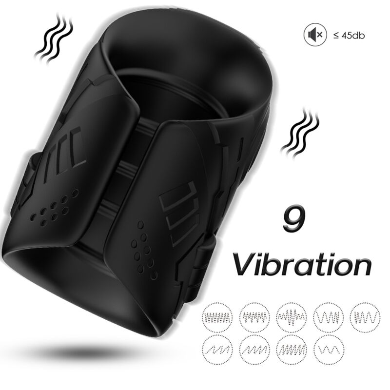 ARMONY - MASTURBATOR & VIBRATOR SVART
