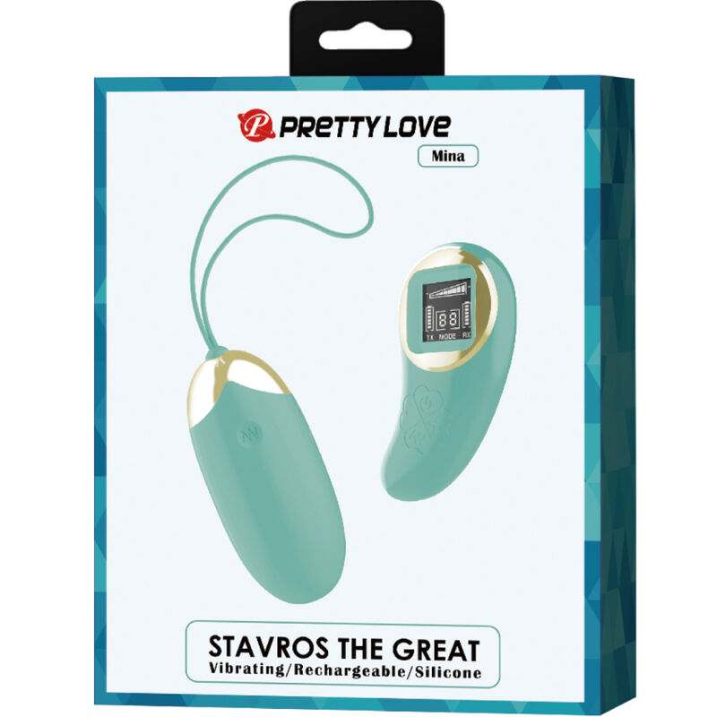 PRETTY LOVE - GRÖN FJÄRRSTYRD VIBRERANDE ÄGGMINE