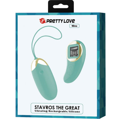 PRETTY LOVE - GRÖN FJÄRRSTYRD VIBRERANDE ÄGGMINE