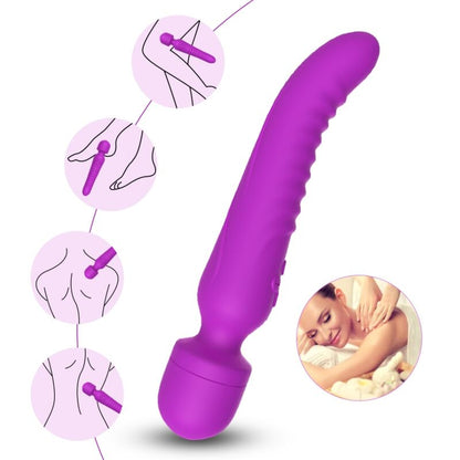 ARMONY - MISSION MASSAGER & VIBRATOR MED VÄRMEEFFEKT LILA