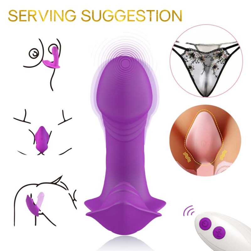 ARMONY - VISSLA VIBRATOR INFÖRBAR FJÄRRKONTROLL LILA