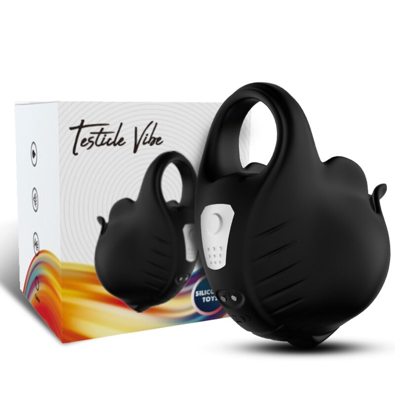 ARMONY - KOPPFORMAD VIBRATORRING MED FJÄRRKONTROLL, SVART