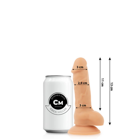 COCK MILLER - SILIKONPENIS MED DENSITET COCKSIL LEDAD 13 CM