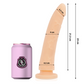 DELTA CLUB - LEKSAKER NATURLIG DILDO MEDICINSK SILIKON 23 CM -O- 4,5 CM