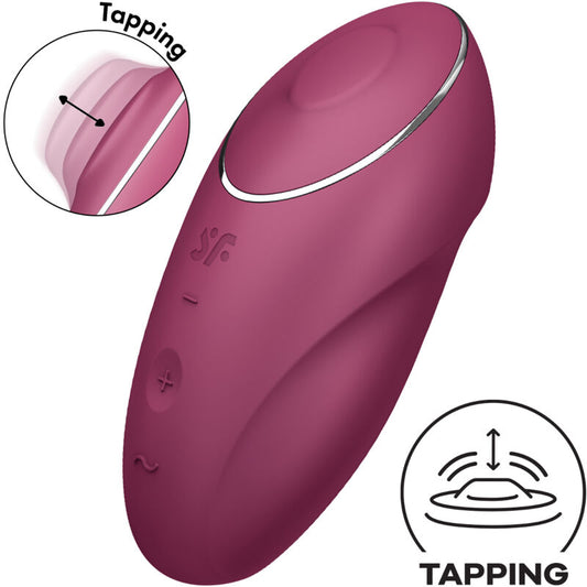 SATISFYER - TAP &amp; CLIMAX 1 LAY-ON VIBRATOR RÖD