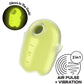 SATISFYER - GLOWING GHOST AIR PULSE & VIBRATOR YELLOW