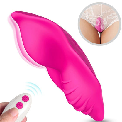 ARMONY - WHISPER BÄRBAR TROSVIBRATOR FJÄRRKONTROLL FUCHSIA