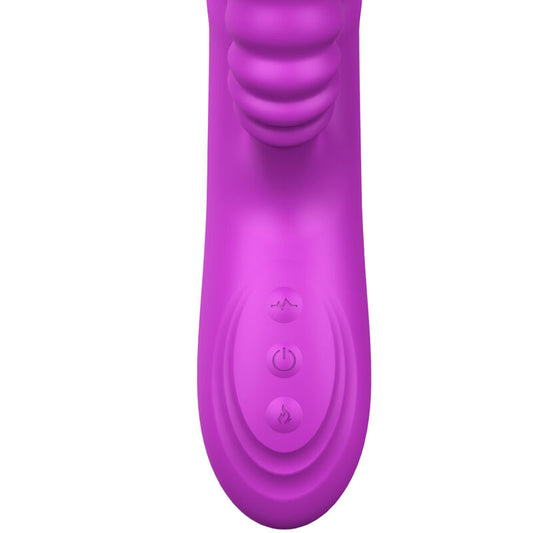 ARMONY - ANGELIA MULTIFUNKTIONSVIBRATOR MED STIMULERANDE TUNGAVIOLETT VÄRMEEFFEKT
