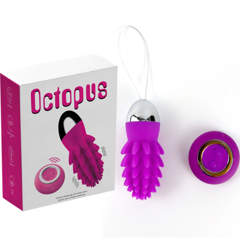 ARMONY - OCTOPUS CACTUS VIBRERANDE ÄGG VIOLETT FJÄRRKONTROLL