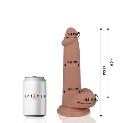 MR INTENSE - 10 REALISTIC COCK 18 CM -O- 3.4 CM - Kink&Play