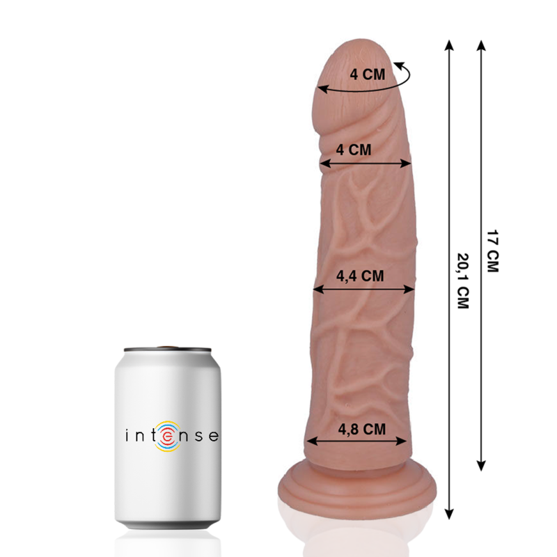 MR INTENSE - 22 REALISTIC COCK 20.1 CM -O- 4.4 CM - Kink&Play