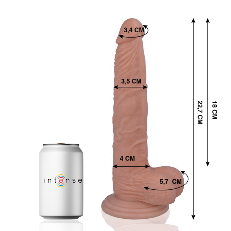 MR INTENSE - 29 REALISTIC COCK 22.7 CM -O- 3.5 CM - Kink&Play