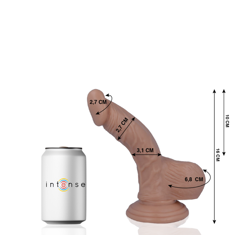 MR INTENSE - 2 REALISTIC COCK 16 CM -O- 2.7 CM - Kink&Play