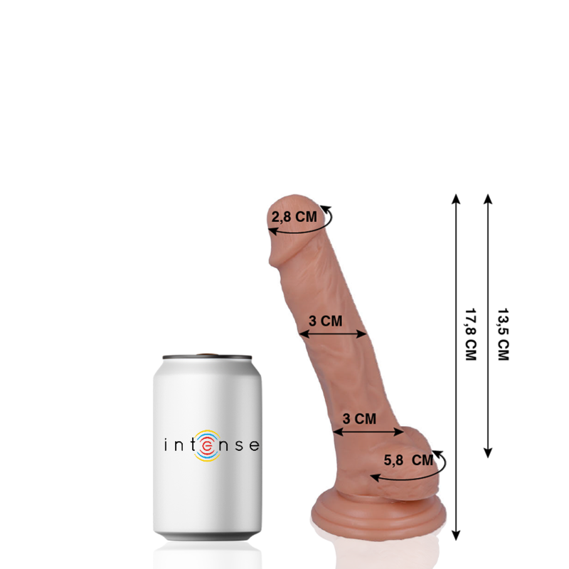 MR INTENSE - 9 REALISTIC COCK 17.8 CM -O- 3 CM - Kink&Play
