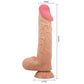 PRETTY LOVE -  REALISTISK DILDO MED GLIDANDE HUD SUGKOPP FJÄRRKONTROLL NUDE 24 CM