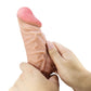 PRETTY LOVE -  REALISTISK DILDO MED GLIDANDE HUD SUGKOPP FJÄRRKONTROLL NUDE 24 CM