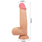PRETTY LOVE - REALISTISK DILDO MED GLIDANDE HUD SUGKOPP FJÄRRKONTROLL NUDE 21,8 CM