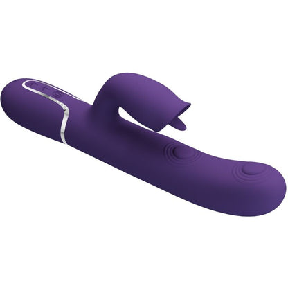 PRETTY LOVE - KANINVIBRATOR MED LICKING PURPLE
