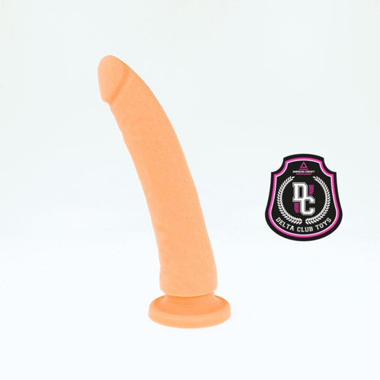 DELTA CLUB - LEKSAKER DILDO NATURLIG MEDICINSK SILIKON 17 CM -O- 3 CM