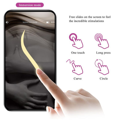 PRETTY LOVE - JAYLEEN VIBRATOR FJÄRRKONTROLL APP LILA