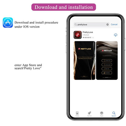 PRETTY LOVE - JAYLEEN VIBRATOR FJÄRRKONTROLL APP LILA