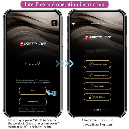 PRETTY LOVE - JAYLEEN VIBRATOR FJÄRRKONTROLL APP LILA