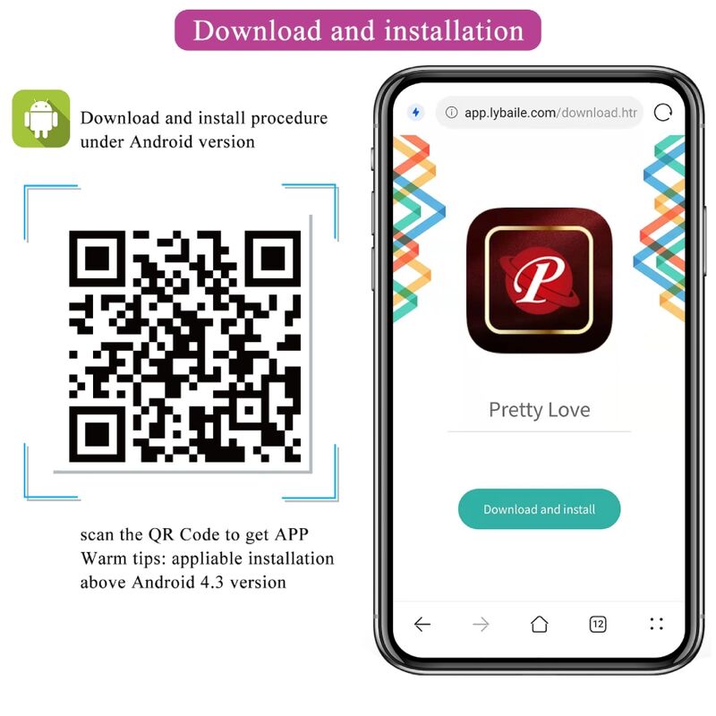 PRETTY LOVE - JAYLEEN VIBRATOR FJÄRRKONTROLL APP LILA