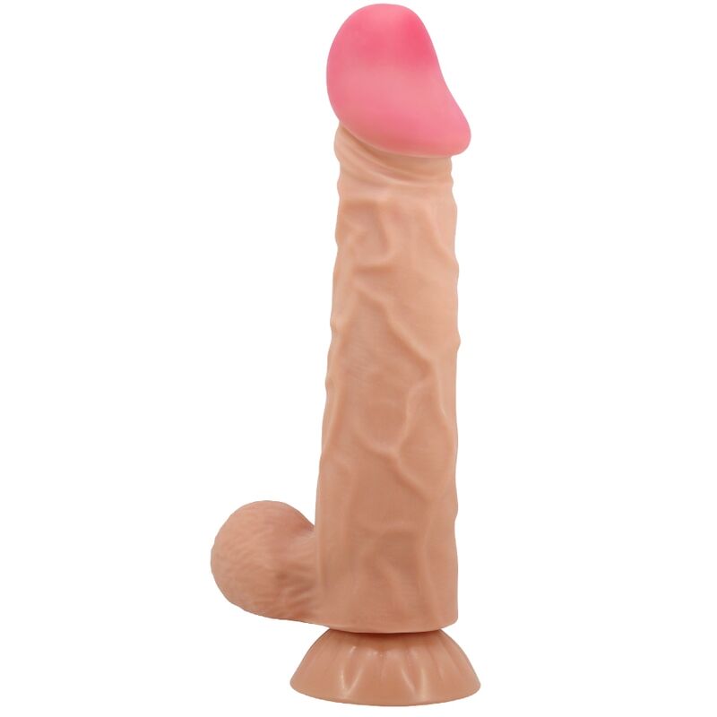 PRETTY LOVE - SLIDING SKIN SERIES REALISTISK DILDO MED SUGKOPP OCH SLIDING SKIN 24 CM