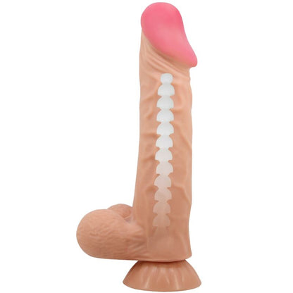 PRETTY LOVE - SLIDING SKIN SERIES REALISTISK DILDO MED SUGKOPP OCH SLIDING SKIN 24 CM