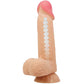 PRETTY LOVE - REALISTISK DILDO MED GLIDANDE HUD SUGKOPP NUDE 20,6 CM