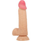 PRETTY LOVE - REALISTISK DILDO MED GLIDANDE HUD SUGKOPP NUDE 20,6 CM