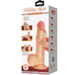 PRETTY LOVE - REALISTISK DILDO MED GLIDANDE HUD SUGKOPP NUDE 20,6 CM