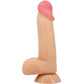 PRETTY LOVE - REALISTISK DILDO MED GLIDANDE HUD SUGKOPP NUDE 20,6 CM