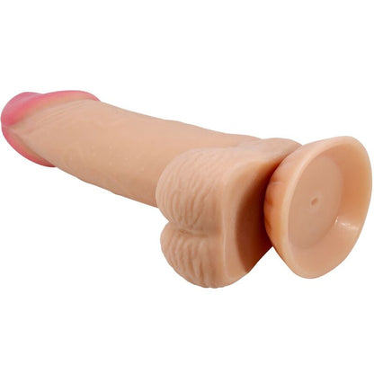 PRETTY LOVE - SLIDING SKIN SERIES REALISTISK DILDO MED SKJUVBAR HUD SUGKOPP 19,4 CM