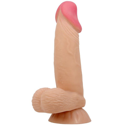 PRETTY LOVE - SLIDING SKIN SERIES REALISTISK DILDO MED SKJUVBAR HUD SUGKOPP 19,4 CM