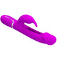 PRETTY LOVE - KAMPAS RABBIT 3-I-1 MULTIFUNKTIONSVIBRATOR MED TUNGAN FUCHSIA