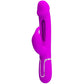 PRETTY LOVE - KAMPAS RABBIT 3-I-1 MULTIFUNKTIONSVIBRATOR MED TUNGAN FUCHSIA