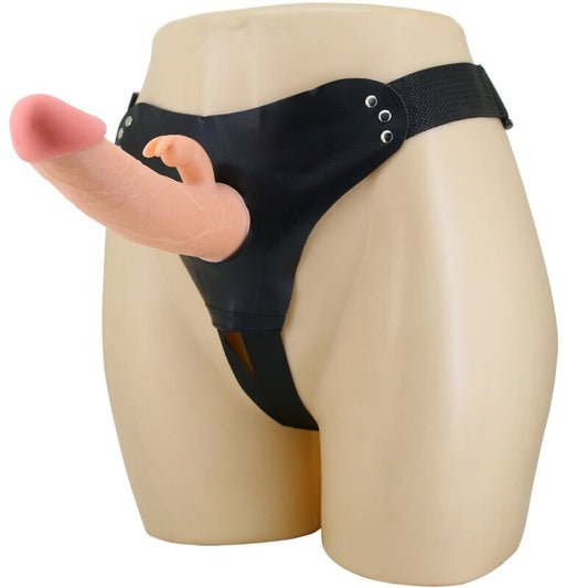 PRETTY LOVE - MAVIS HARNESS UNIVERSAL TROSOR MED DILDO 19 CM NATURLIG