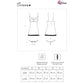 LIVCO KORSETTIMODE - ZERUNAM SET BABYDOLL + SVART THONG