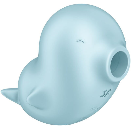 SATISFYER - SASSY SEAL STIMULATOR &amp; VIBRATOR BLÅ