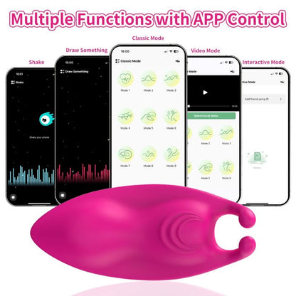 ARMONY - HONUNGSPÄRLAN BÄRBAR TROSVIBRATOR G-PUNKT FUCHSIA - GRATIS APP