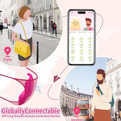 ARMONY - HONUNGSPÄRLAN BÄRBAR TROSVIBRATOR G-PUNKT FUCHSIA - GRATIS APP