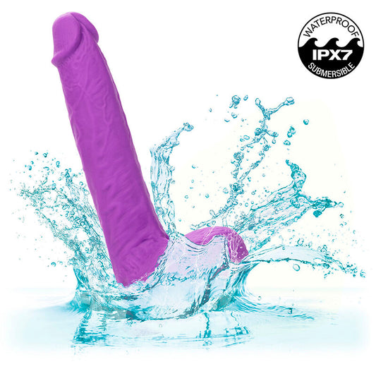 CALEXOTICS - UPPLADDNINGSBAR OCH ROTERANDE VIBRATOR MED STICKER 10 VIBRATIONER LILA